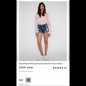 Express High Waisted Shorts